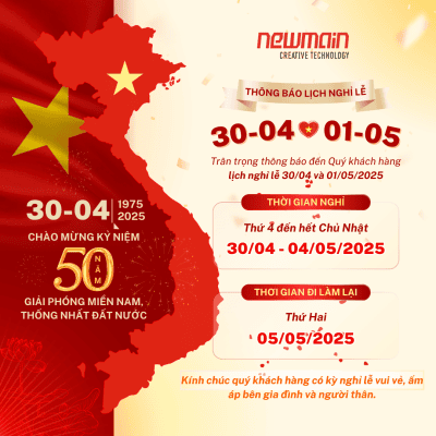 THÔNG BÁO LỊCH NGHỈ LỄ 30/4-1/5